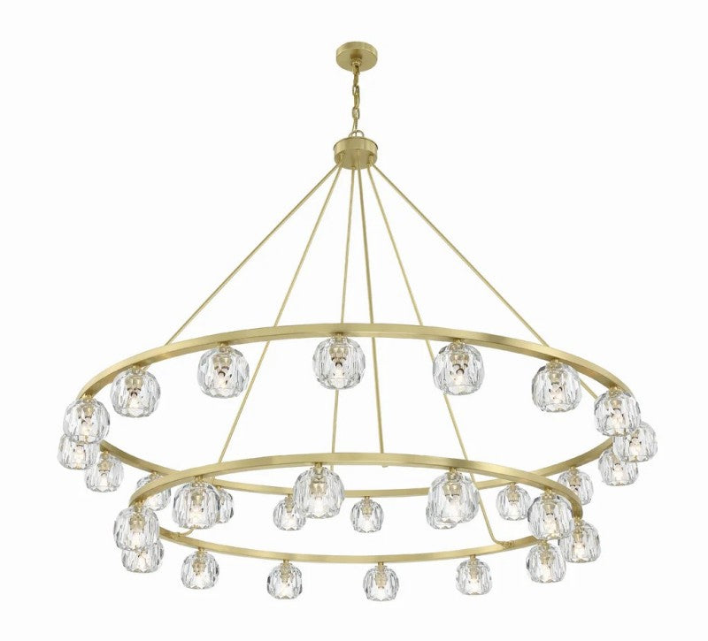 Agron 30 Light Crystal Chandelier
