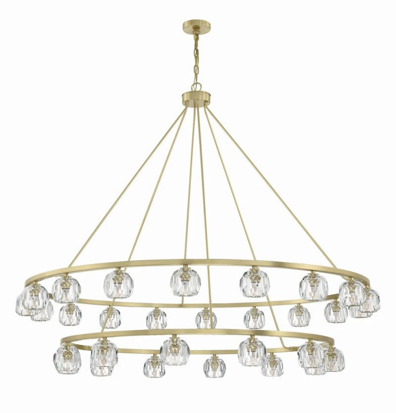 Agron 30 Light Crystal Chandelier