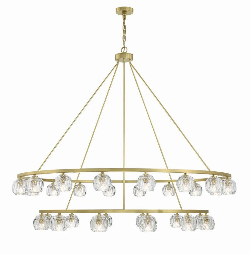Agron 30 Light Crystal Chandelier