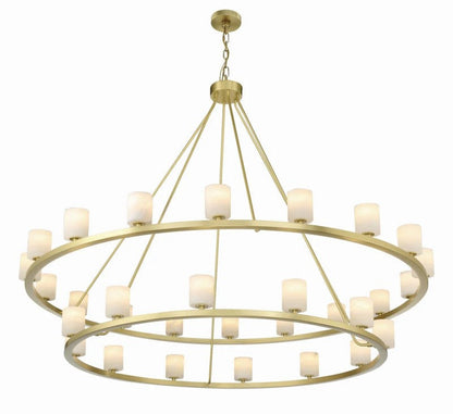 Agron 30 Light Alabaster Chandelier