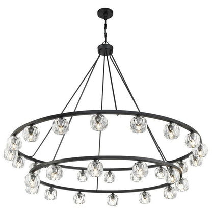 Agron 30 Light Crystal Chandelier
