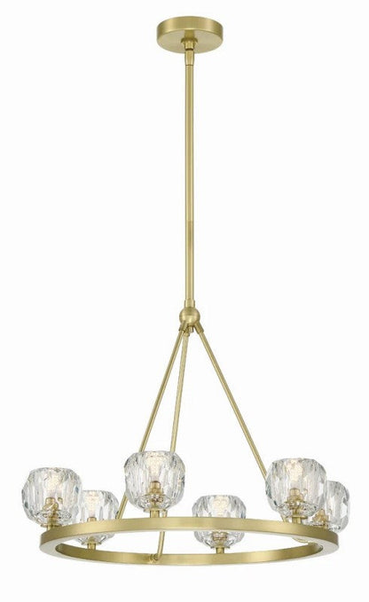 Agron 6 Light Crystal Chandelier