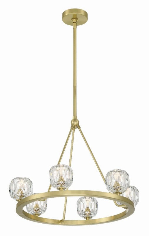 Agron 6 Light Crystal Chandelier