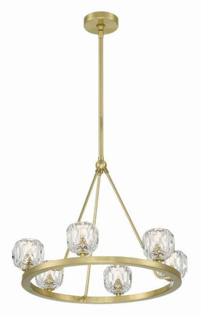 Agron 6 Light Crystal Chandelier