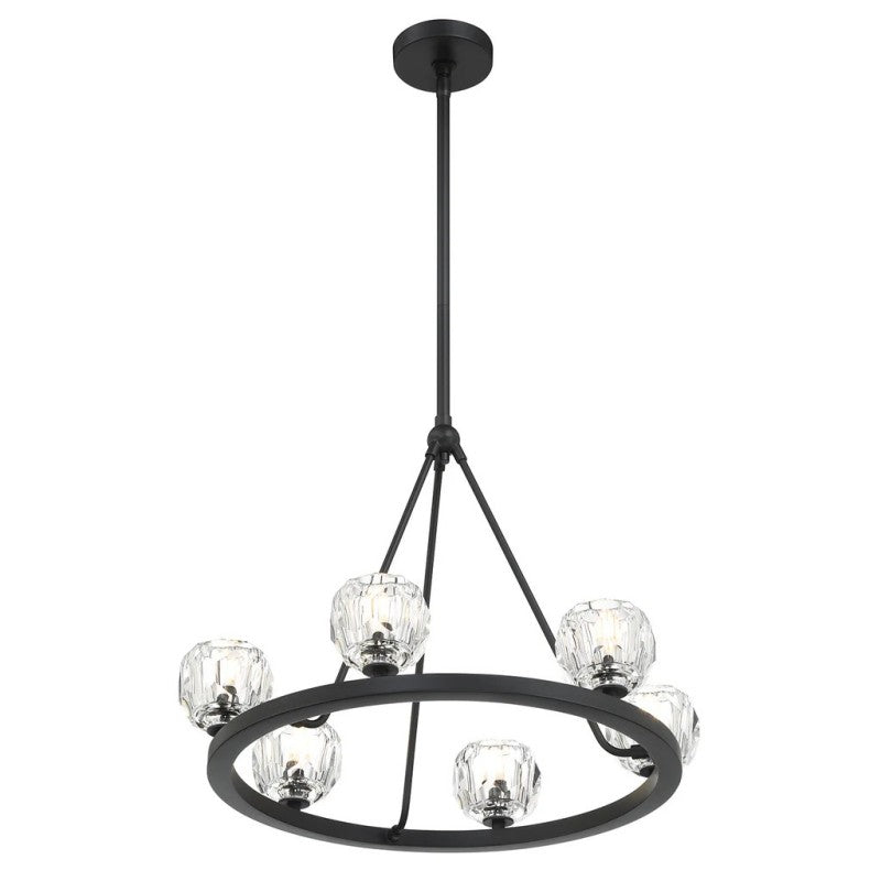 Agron 6 Light Crystal Chandelier