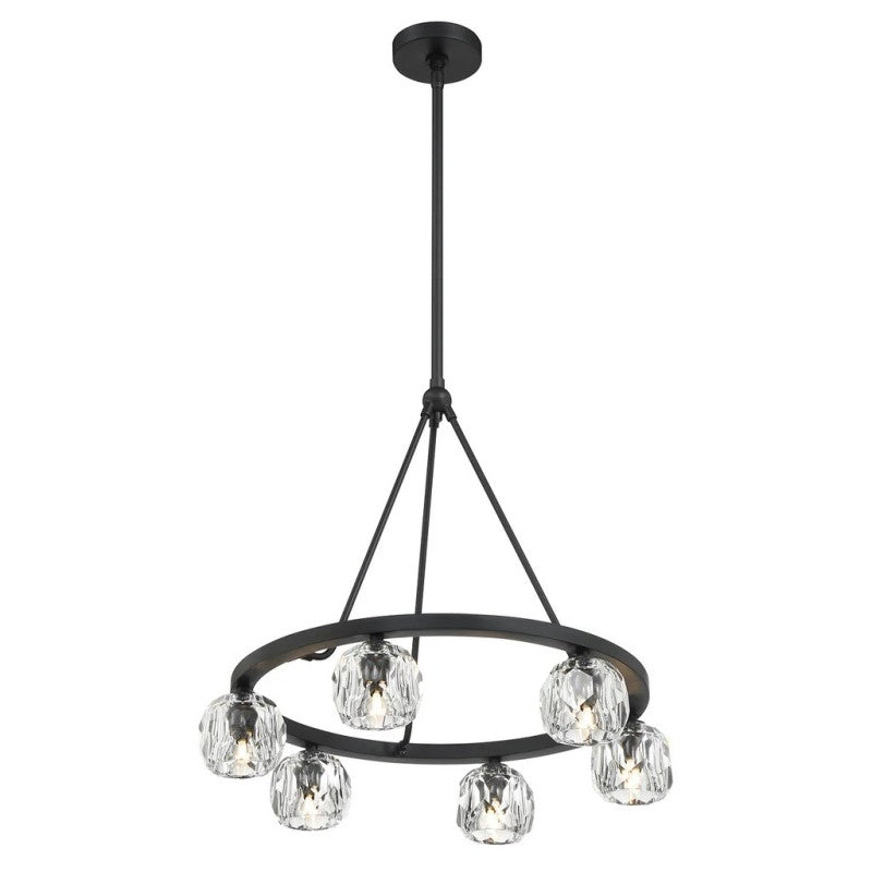 Agron 6 Light Crystal Chandelier