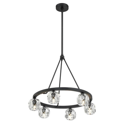 Agron 6 Light Crystal Chandelier