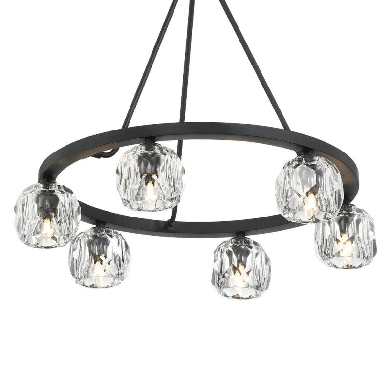 Agron 6 Light Crystal Chandelier