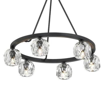 Agron 6 Light Crystal Chandelier