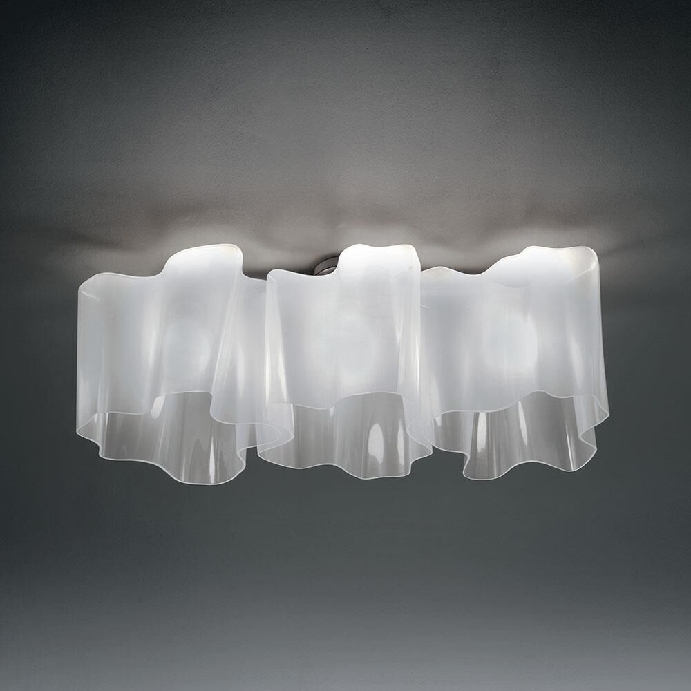 Artemide Gerhard Reichert Michele De Lucchi Logico 39 Inch 3 Light Semi Flush Mount Cp369920