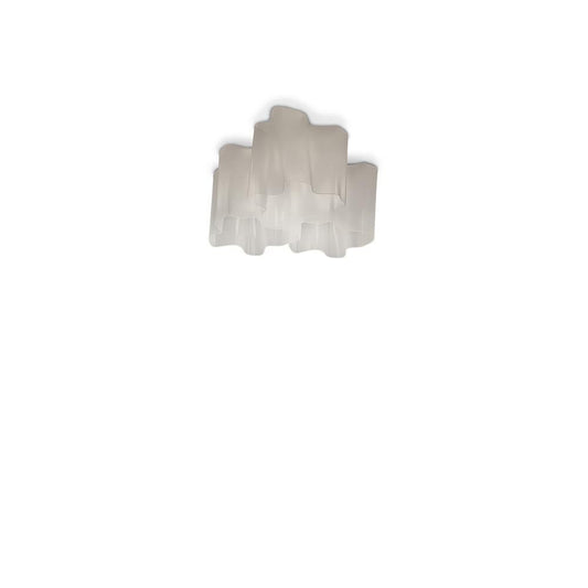 Artemide Michele De Lucchi Gerhard Reichert Logico 17 Inch 3 Light Semi Flush Mount Cp369958