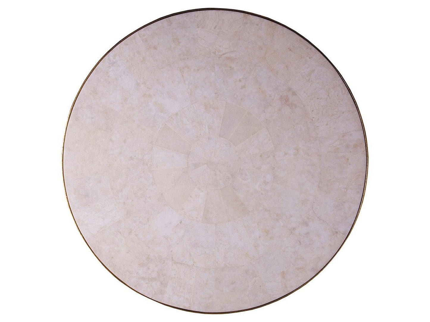 Artistica Home Crystal Stone Round Cocktail Table