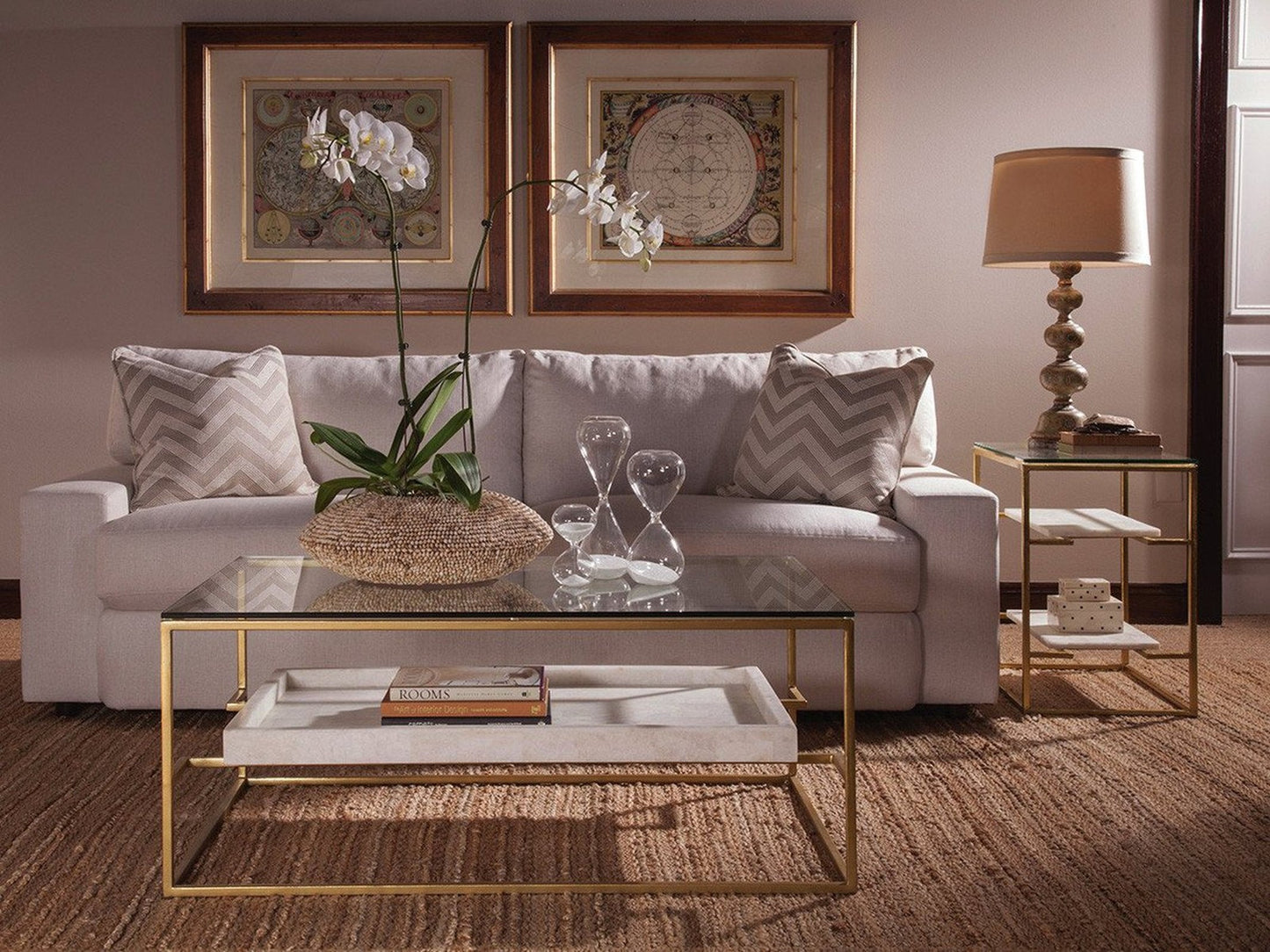 Artistica Home Cumulus Rectangular Cocktail Table