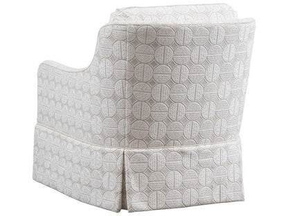 Salt Creek Swivel Accent Chair with Ultra Down and Blend Down Cushions