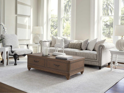 Carmen 3-Seat Upholstered Sofa with Tufted Back and Nailhead Trim