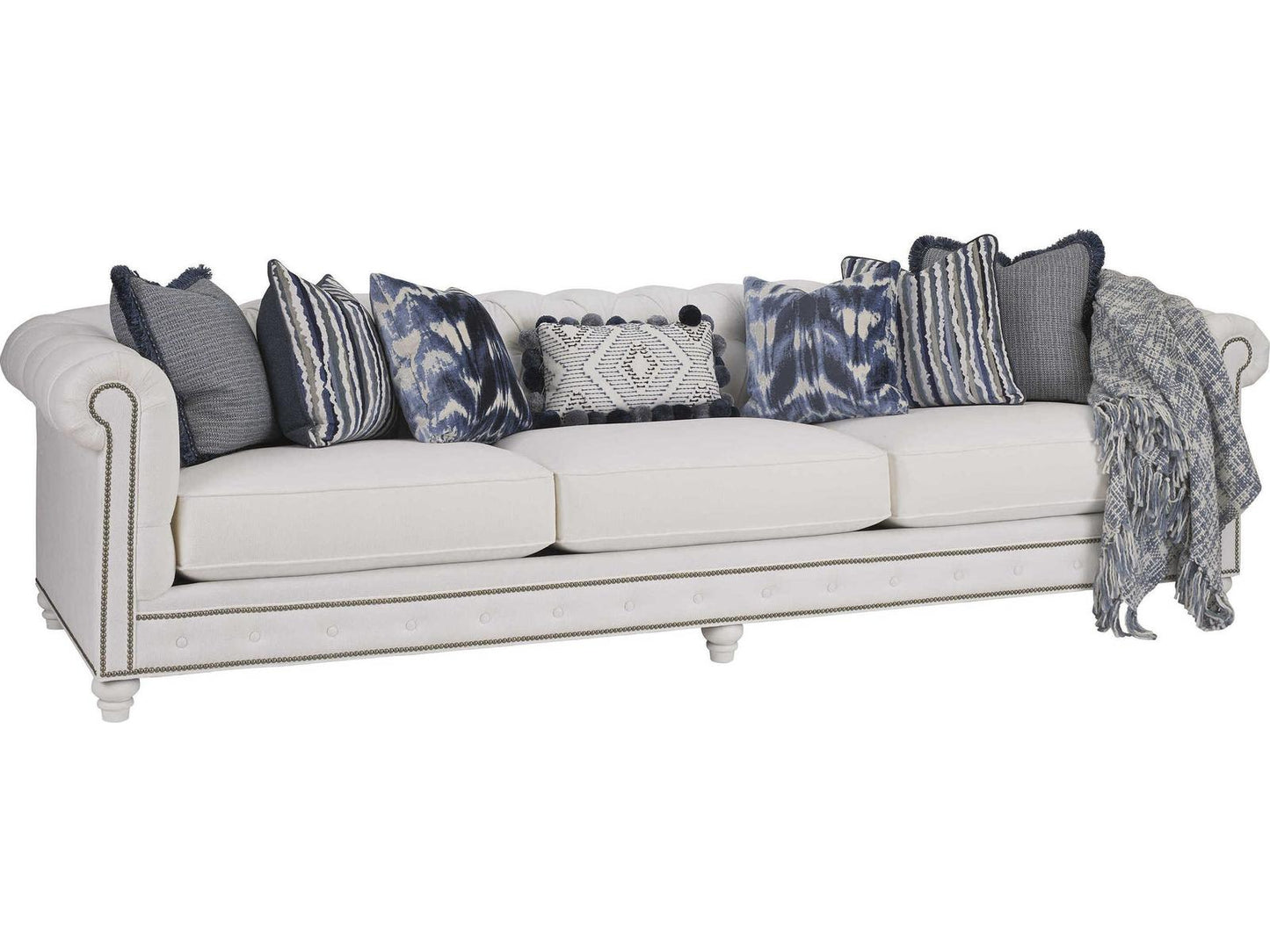 Upholstery Carmen White Sofa