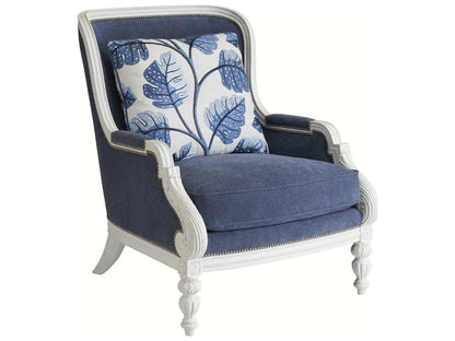 Upholstery Kamari Blue Accent Chair