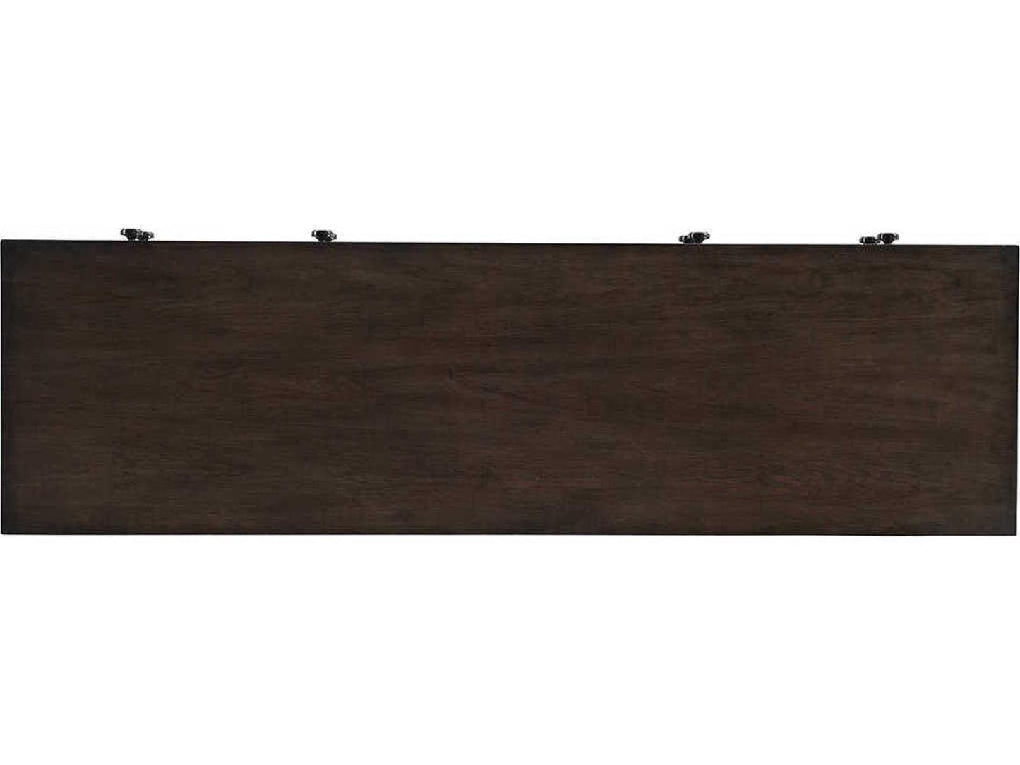 Fairfax 6-Drawer Sideboard in Wilshire Gray and Black Nickel