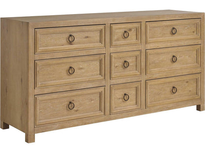Montecito Hillcrest Brown Double Dresser