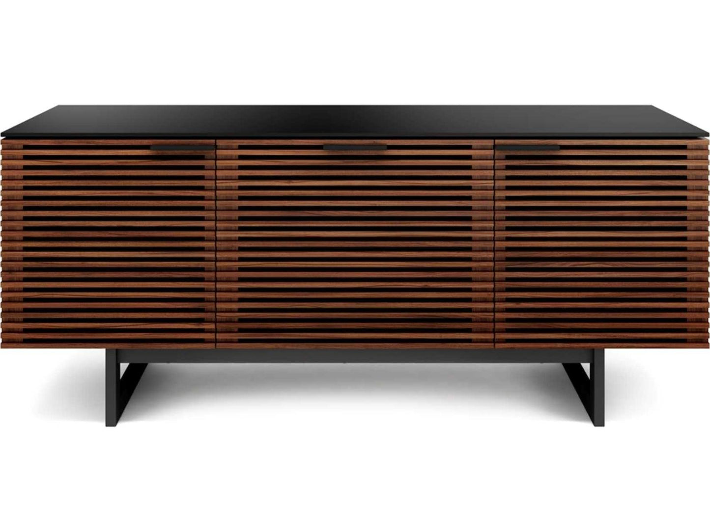 Corridor 8177 Media Console in Chocolate Stained Walnut