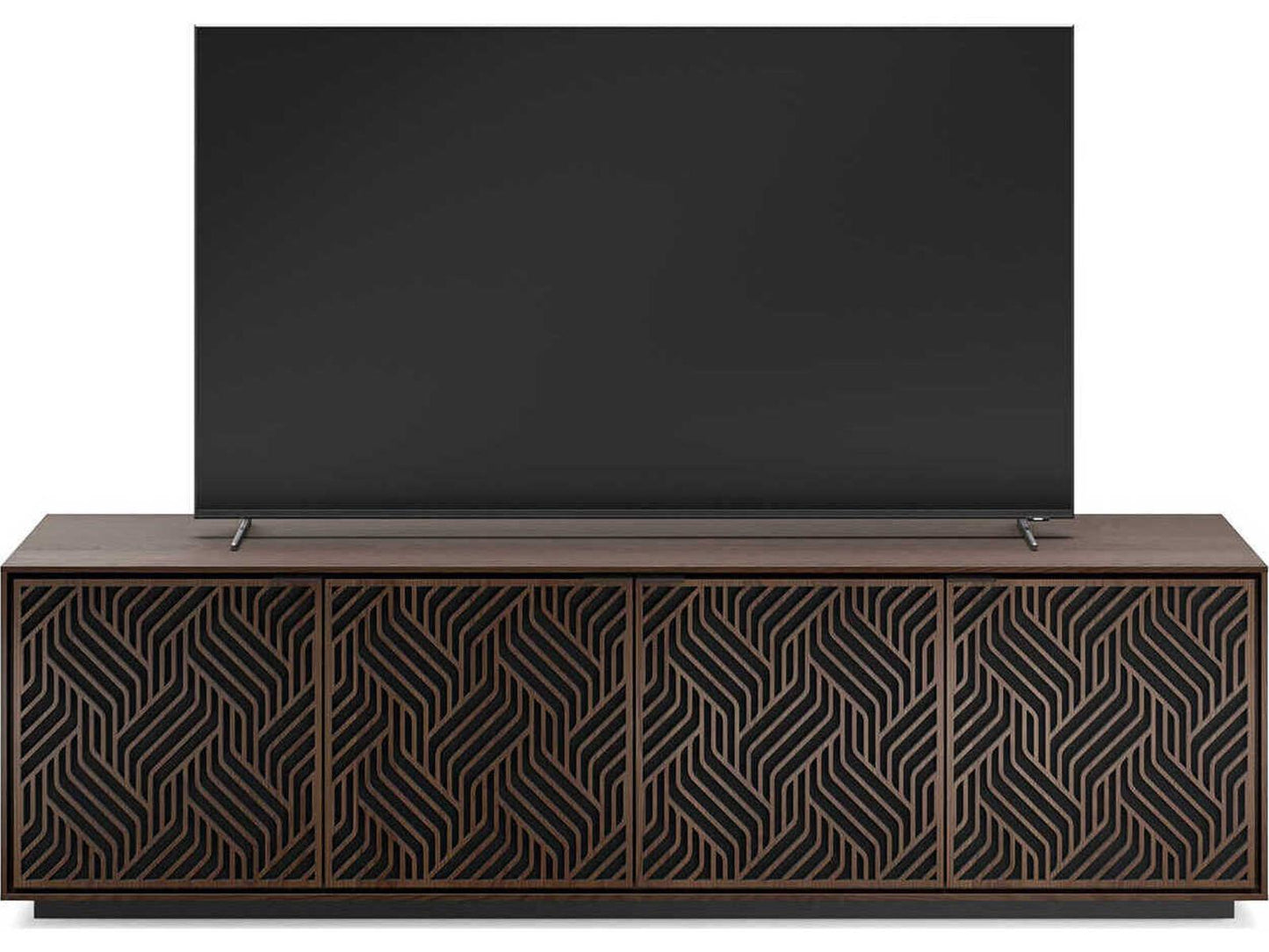 Elements 8703-WE Media Storage Cabinet in Toasted Oak