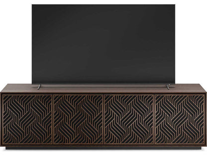 Elements 8703-WE Media Storage Cabinet in Toasted Oak