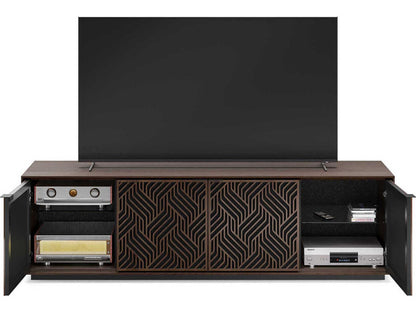 Elements 8703-WE Media Storage Cabinet in Toasted Oak