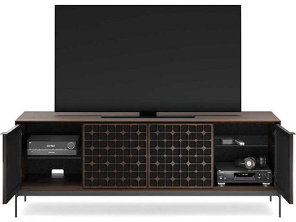 Elements 83-Inch Media Console with Constellation Doors in Toasted Oak