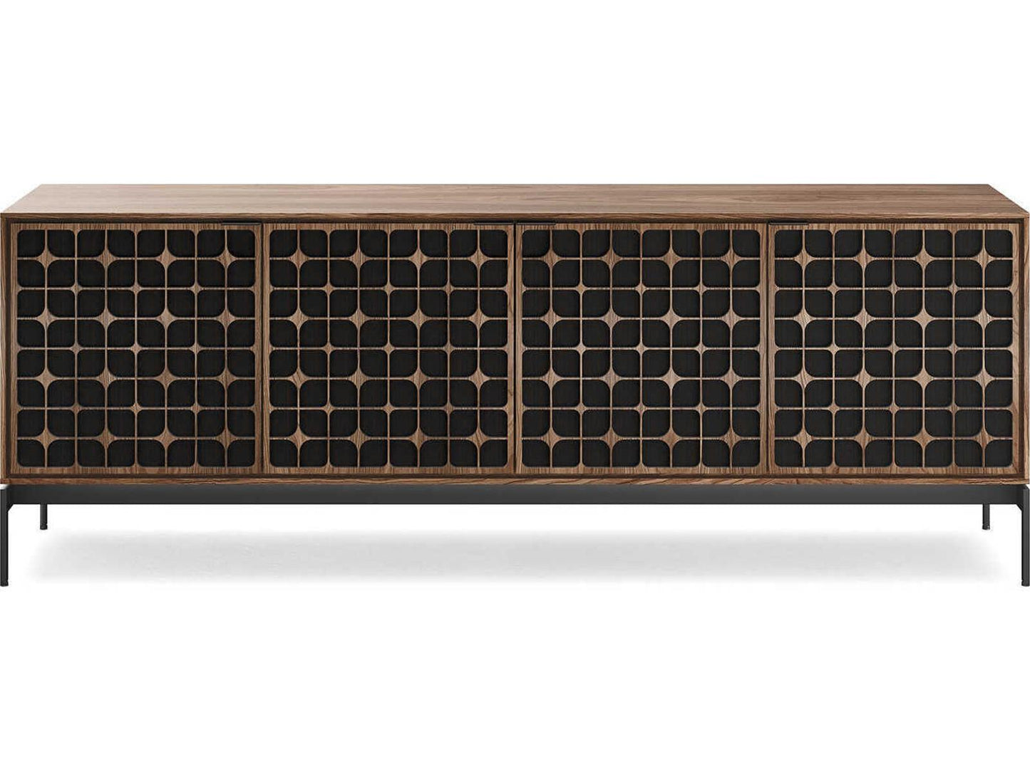 Elements 82-Inch Constellation Media Console in Natural Walnut