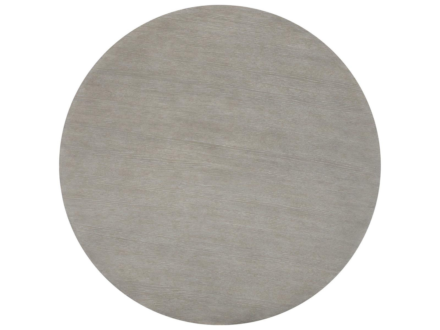 Renzo Round Coffee Table with Cast Resin Base in Weathered Flint