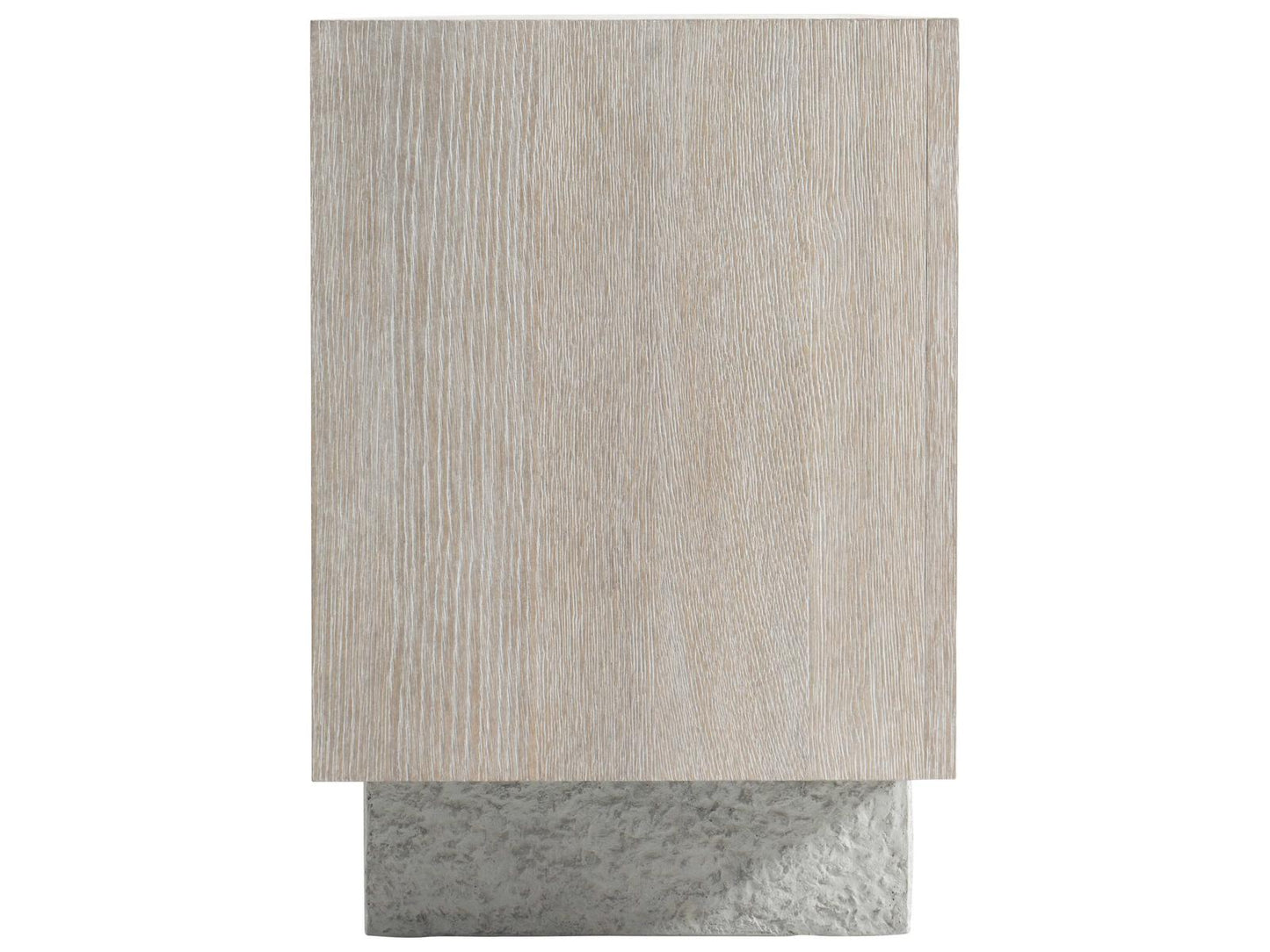 Interiors Lunula Entertainment Credenza in Flaxen and Vellum Finish