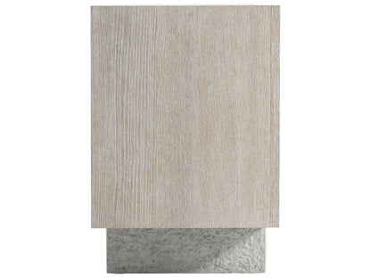 Interiors Lunula Entertainment Credenza in Flaxen and Vellum Finish