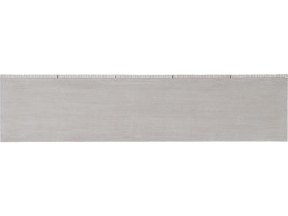 Solaria Entertainment Credenza Weathered Bone Shiny Nickel