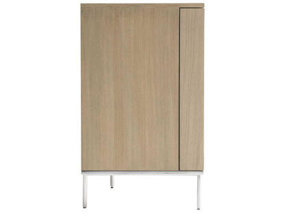 Modulum 3-Door Buffet Faux Marble Stainless Steel Sahara Finish