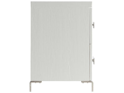Coro 2-Drawer Nightstand in Azucar White