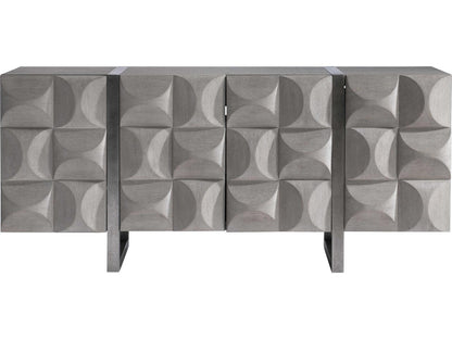 Rune Entertainment Credenza in Bluff and Graphite Finish