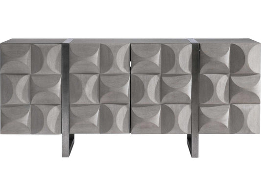 Rune Entertainment Credenza in Bluff and Graphite Finish