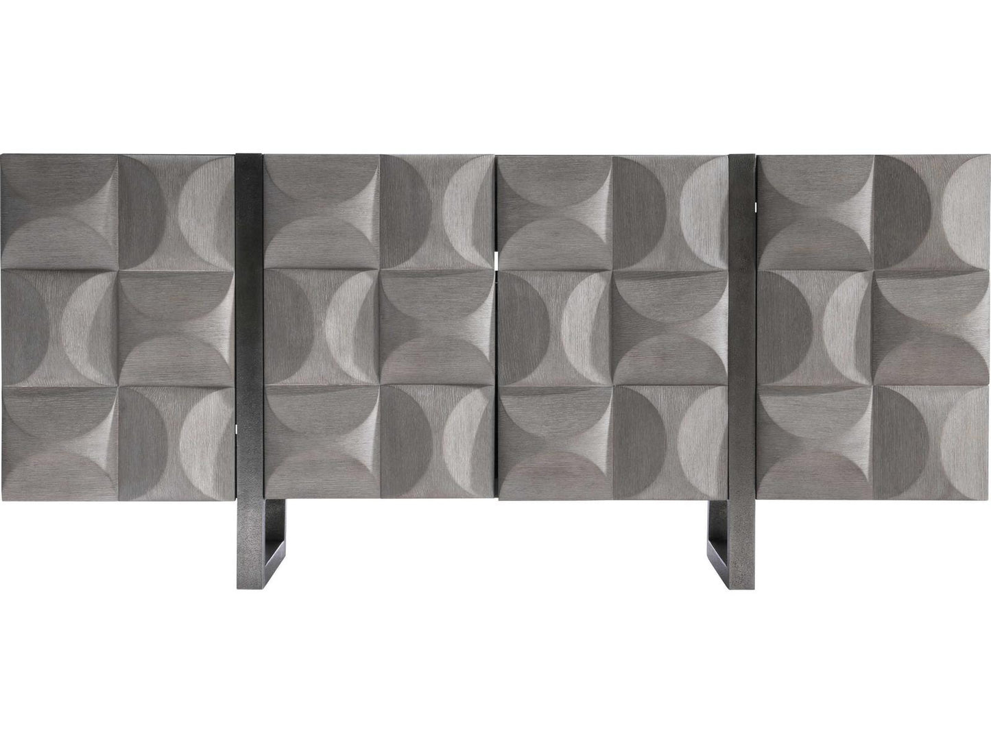Rune Entertainment Credenza in Bluff and Graphite Finish