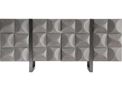 Rune Entertainment Credenza in Bluff and Graphite Finish