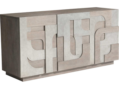 Interiors Azlin Buffet in Chai and Steel Dust Finish