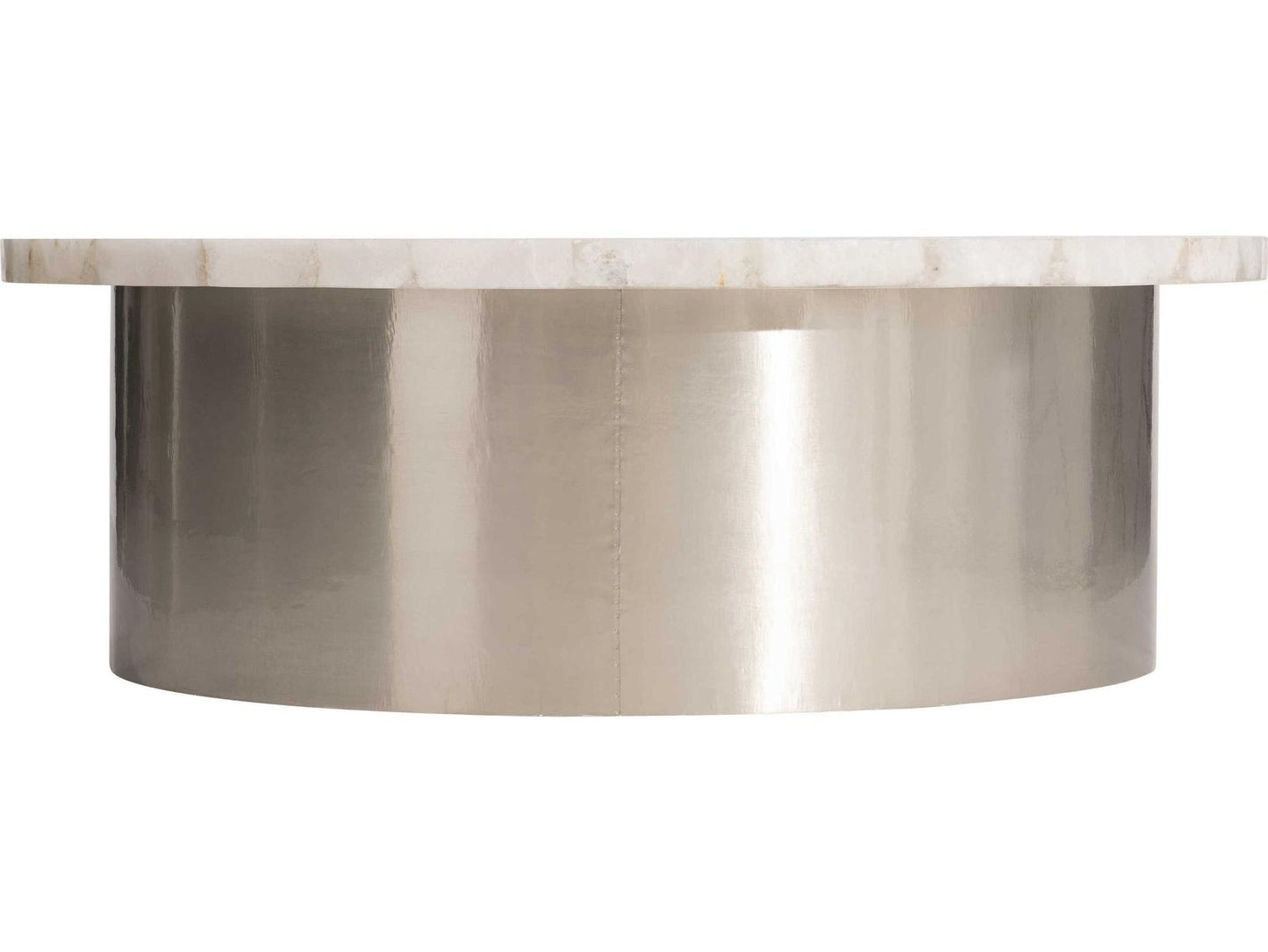 Shimla Round White Agate Marble Coffee Table