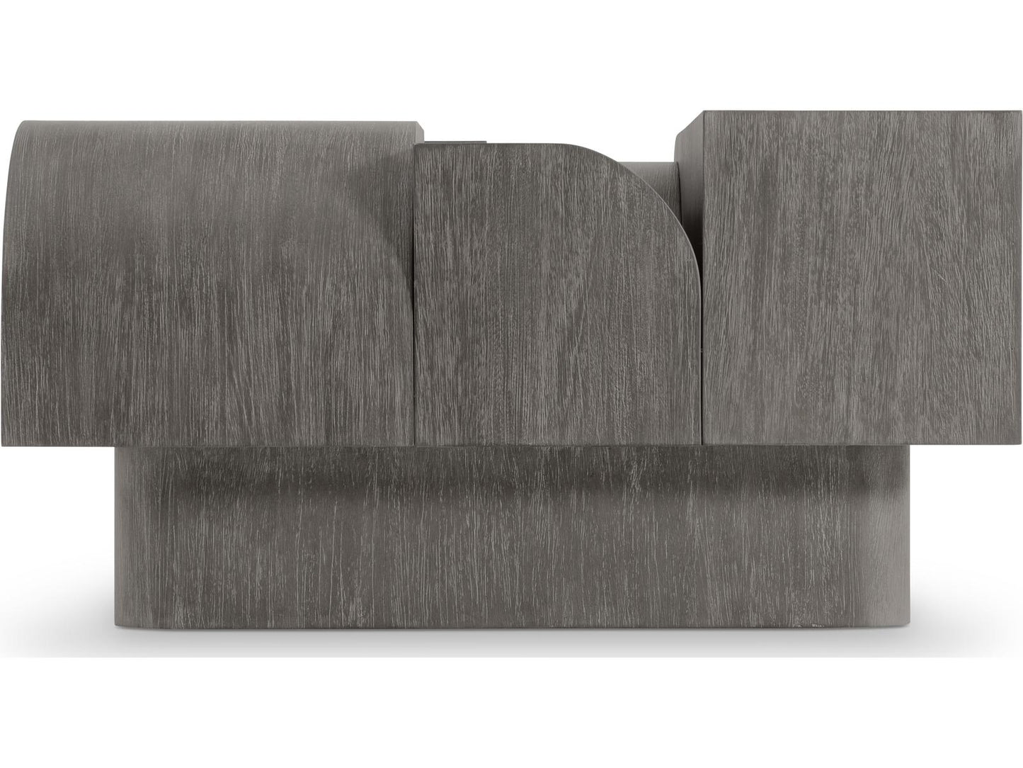 Basi Rectangle Coffee Table in Mahogany and Mixed Metal Bracken Finish