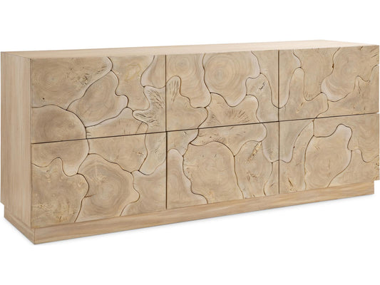 Calavaras 6-Drawer Dresser in Bleached Teak