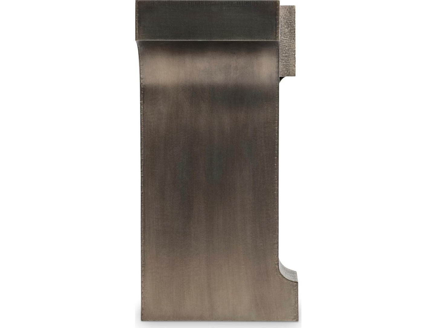 Argos Console Table German Silver with Aged Brass Finish