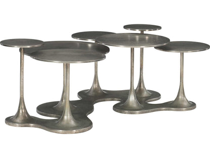 Circlet Organic Shape Cocktail Table in Graphite