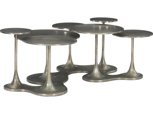 Circlet Organic Shape Cocktail Table in Graphite