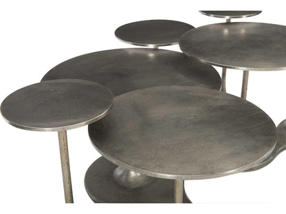 Circlet Organic Shape Cocktail Table in Graphite