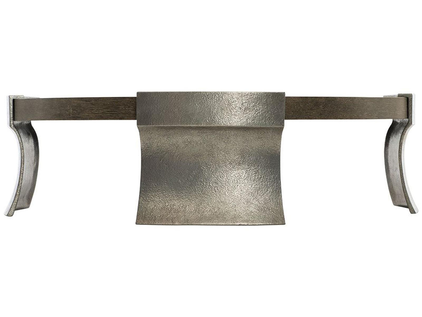 Interiors Gainsford Round Coffee Table in Weathered Charcoal and Graphite