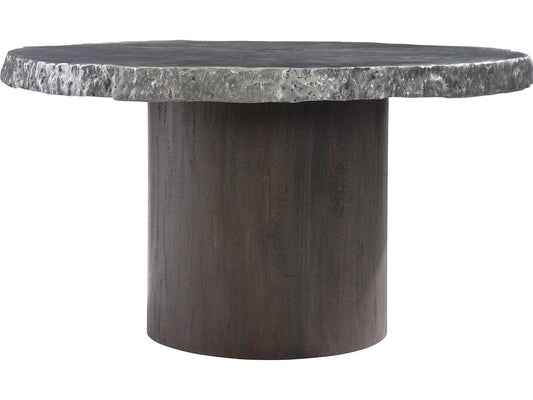Interiors Cahill 54-Inch Round Dining Table in Gray Brown