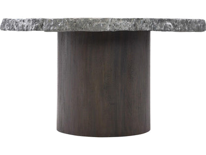 Interiors Cahill 54-Inch Round Dining Table in Gray Brown